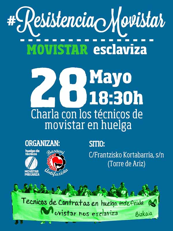 basauri movistar 2015 charla huelga tecnicos
