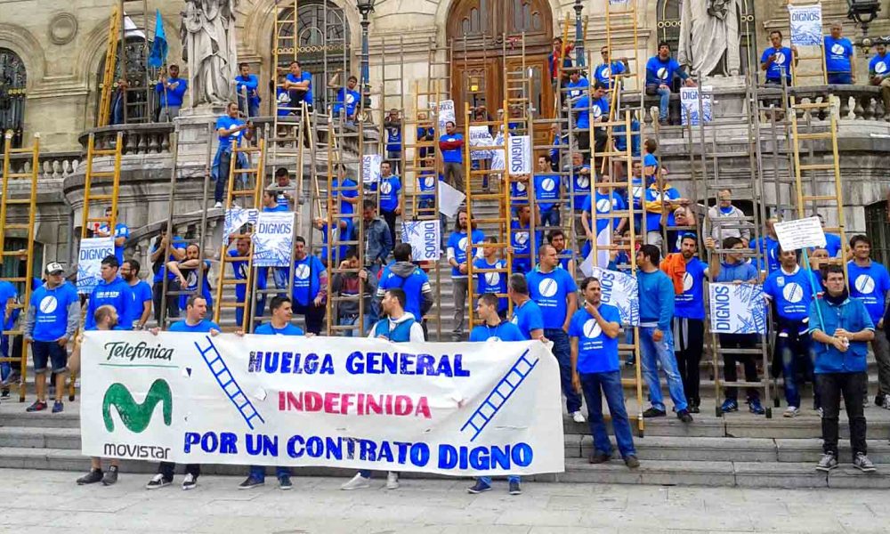 bilbao movistar 2015 huelga tecnicos