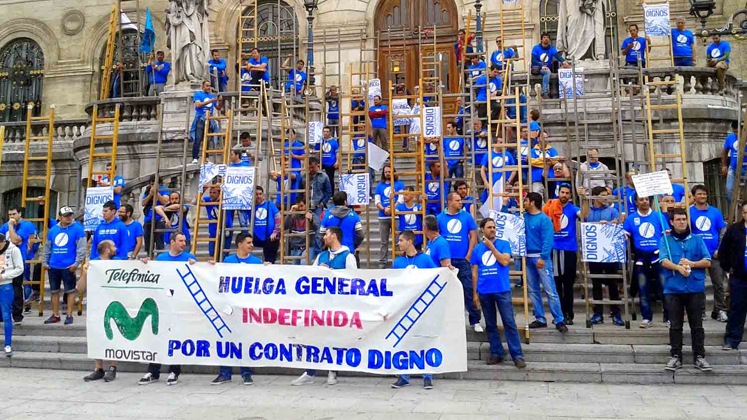 bilbao movistar 2015 huelga tecnicos