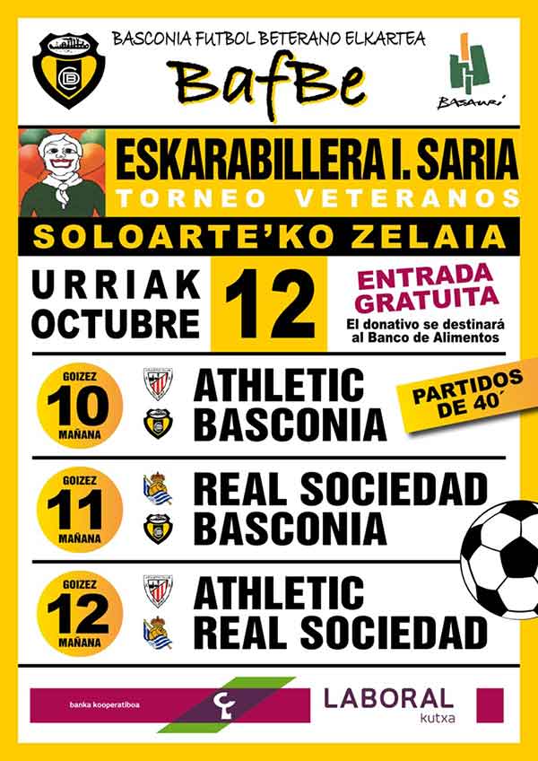 basauri san fausto 2015 basconia veteranos cartel
