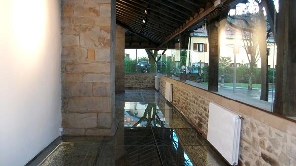 basauri san miguel 2016 iglesia portico interior