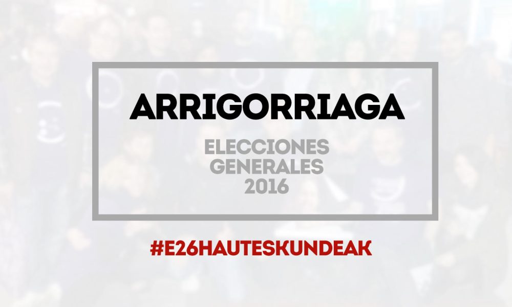 arrigorriaga elecciones 2016 generales
