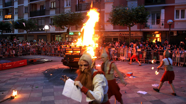 basauri san juan 2015 pozokoetxe hoguera